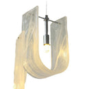 Axyaa Glass Ribbon Chandeliers: Luxury Pendant Lights for Villa Living Room & Bedroom