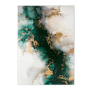 Nordic Green Gold Marble Posters Wall Art Canvas Print for Stylish Home Decor by Axyaa