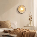 Axyaa LED Wall Lamp - Nordic Modern Design - Yellow Stone - Pull Chain - Home Decor