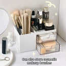 Axyaa Desktop Organizer Pen Holder Storage Box with Transparent Drawer