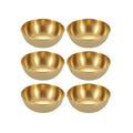 Axyaa Stainless Steel Sauce Dishes Set of 6