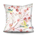 Axyaa Tropical Plant Parrot Decorative Pillow Cover - Flowers Sofa Cushion Case