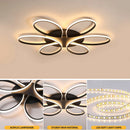 Axyaa LED Flower Shape Ceiling Light with Remote Control - Dimmable Modern Flush Mount