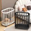 Axyaa Fitness Gear Storage Cart: Portable Organizer with Wheels for Yoga Mats & Equipment