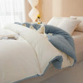 Axyaa Cotton Milk Fleece Winter Quilt - Thickened & Warm, Soybean Fiber, Spring/Autumn