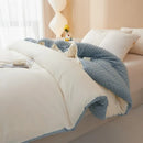 Axyaa Cotton Milk Fleece Winter Quilt - Thickened & Warm, Soybean Fiber, Spring/Autumn