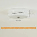 Axyaa Modern Glass LED Ceiling Lamp Circle Pendant Living Room Bedroom White