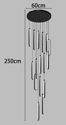 Axyaa Modern LED Pendant Chandelier for Living Room Staircase Decor