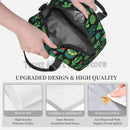 Axyaa Cactus Green Floral Thermal Lunch Bag with Adjustable Strap