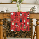 Rustic Nutcracker Table Runner by Axyaa: Festive Dining & Home Decor