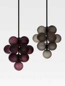 Axyaa Purple Ripple Villa Light: Luxury Grape Pendant Series & Floor Lamp