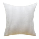 Axyaa Soft Corduroy Cushion Cover Striped Throw Pillow Case for Home Decor