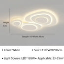 Axyaa Ripple LED Ceiling Light for Modern Nordic Living Room minimalism