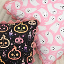 Axyaa Halloween Ghost Print Pillowcase Cojines Festive Home Decoration Covers 45x45cm