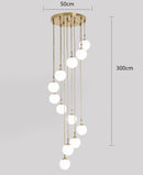 Axyaa Modern Pendant Light Chandelier LED Ceiling Lamp for Indoor Dining Room