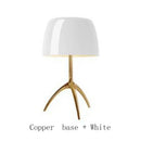 Modern Bauhaus Glass Table Lamp in Vibrant Colors by Axyaa