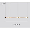 Axyaa Glass LED Tube Light Chandelier for Bedroom Kitchen Living Room