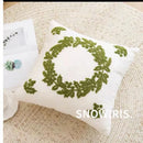 Axyaa Christmas Deer Snowflake Cushion Cover - Home Sofa Decor