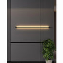 Axyaa Minimalist Black Strip Wall Lamp for Bedrooms and Living Rooms