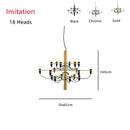 Axyaa 2097 Chandelier Pendant Lights - Stylish Lighting Fixture for Home and Hospitality