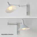 Axyaa Swing Arm Wall Lamp - Retro Foldable Bedroom Reading Light