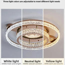 Axyaa Circle Crystal Ceiling Lamp - Modern Luxury Lighting for Home Decor