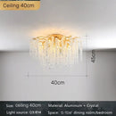 Axyaa Luxury Crystal Chandelier for Elegant Living Spaces