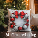 Axyaa Red & White Patterned Pillow Covers - Sofa, Bedroom, Car Cushion Cover