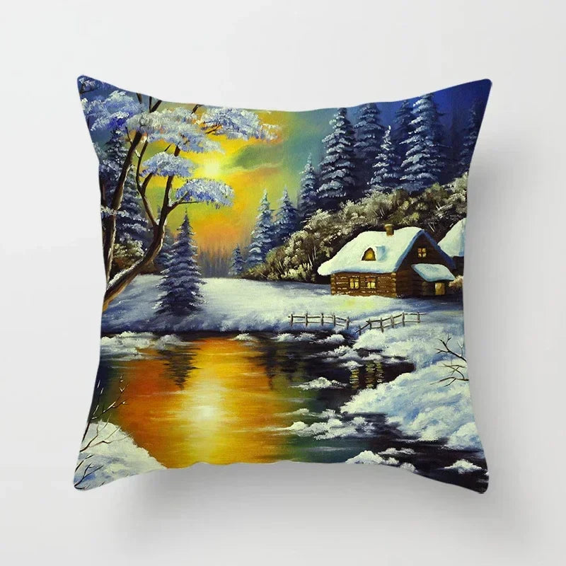 Axyaa Christmas Pillow Set for Sofa & Home Decor – Festive Gift Idea