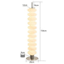 Axyaa Gourd LED Floor Lamp White Nordic Design Living Room Bedroom Standing Lamp