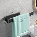Axyaa Aluminum Towel Rod & Paper Rack: Bathroom Storage Solution