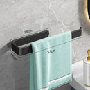 Axyaa Aluminum Towel Rod & Paper Rack: Bathroom Storage Solution