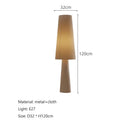Axyaa Nordic Modern Cream Fabric LED Floor Lamp for Living Room Bedroom House