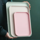 Axyaa Wheat Straw Rectangular Tray for Eco-friendly Kitchen Organizer