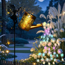 Axyaa Solar Fairy Lamp - Enchanted Tea Kettle Design, Waterproof for Patio/Garden Magic