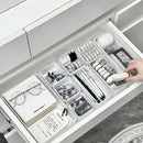 Axyaa Desk Organizer Set: Student Storage Box with Built-in Partitions, Ideal for Stationery and Cosmetics
