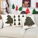 Nordic Circle Tufted Tree Pillowcase - Axyaa Brand