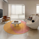 Axyaa Nordic Style Plush Living Room Rug: Soft, Fluffy, Irregular Shape for Bedroom & Home
