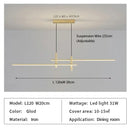 Axyaa Modern Designer LED Chandelier for Dining Room and Bar Counter