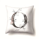Axyaa Alphabet Cushion Cover - Kids Room Decor Throw Pillow Case