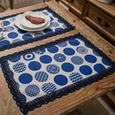 Axya Lace Geometric Print Placemat for Decoration and Thermal Insulation