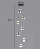 Axyaa Modern Dining Room Pendant Light LED Chandelier Ceiling Lamp Interior Lighting