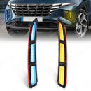 Axyaa Hyundai Tucson LED Daytime Running Lights Turn Signal Fog Lamp White Yellow Blue