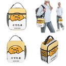 Axyaa Gudetama Cartoon Eggs Insulated Lunch Bag Eco-Friendly Thermal Cooler