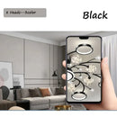 Axyaa Starry Sky Chandelier LED Ceiling Lamp for Modern Nordic Living Room