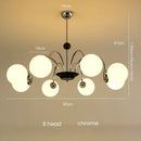 Cream Glass Ball Pendant Light by Axyaa: Modern French Style, Retro Design for Home Decor.
