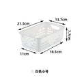 Axyaa 10-Piece Versatile Plastic Storage Baskets for Toys, Desk, Kitchen, and Bathroom