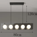 Axyaa Modern Pendant Chandelier for Dining Room, LED Ceiling Light for Living Room