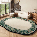 Axyaa Plush Retro Area Rug for Bedroom & Living Room, Soft Fluffy Floor Mat