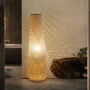 Axyaa Bamboo Zen Floor Lamp: Nordic Living Room Tea Room Sofa Side Light